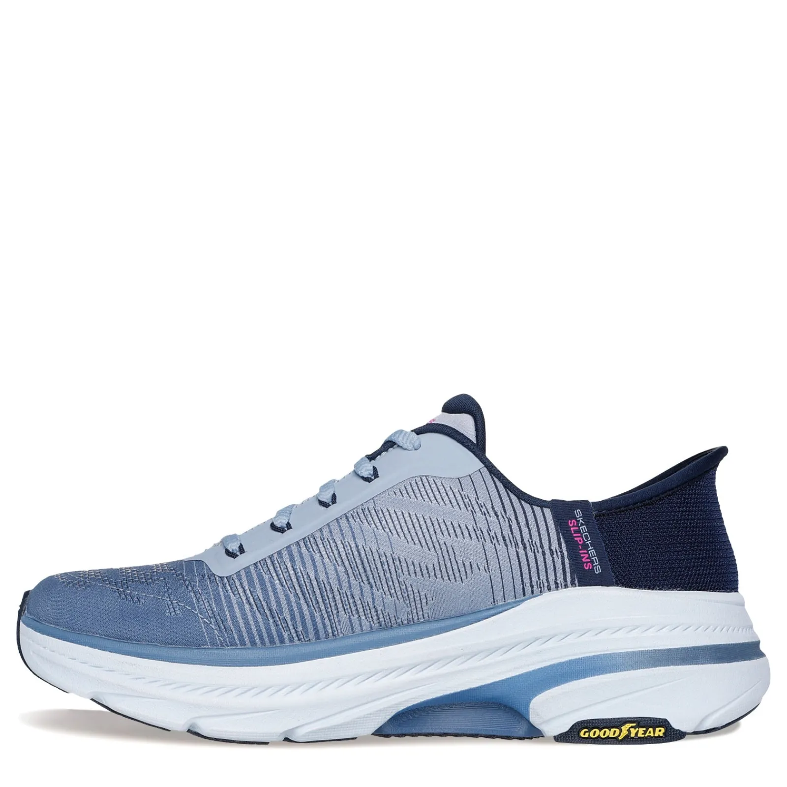 Skechers Sneakers & Athletic|Women's , Max Cushioning Arch Fit 2.0 Adelphi Slip-Ins Sneaker Navy/Pink