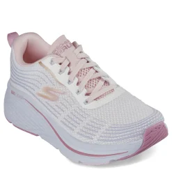 Skechers Sneakers & Athletic|Women's , Max Cushioning Elite 2.0 - Alaura Sneaker White/Blue/Lt Pink