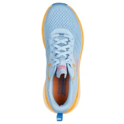 Skechers Sneakers & Athletic|Women's , Max Cushioning Elite 2.0 - Unbreakable Sneaker Blue/Orange