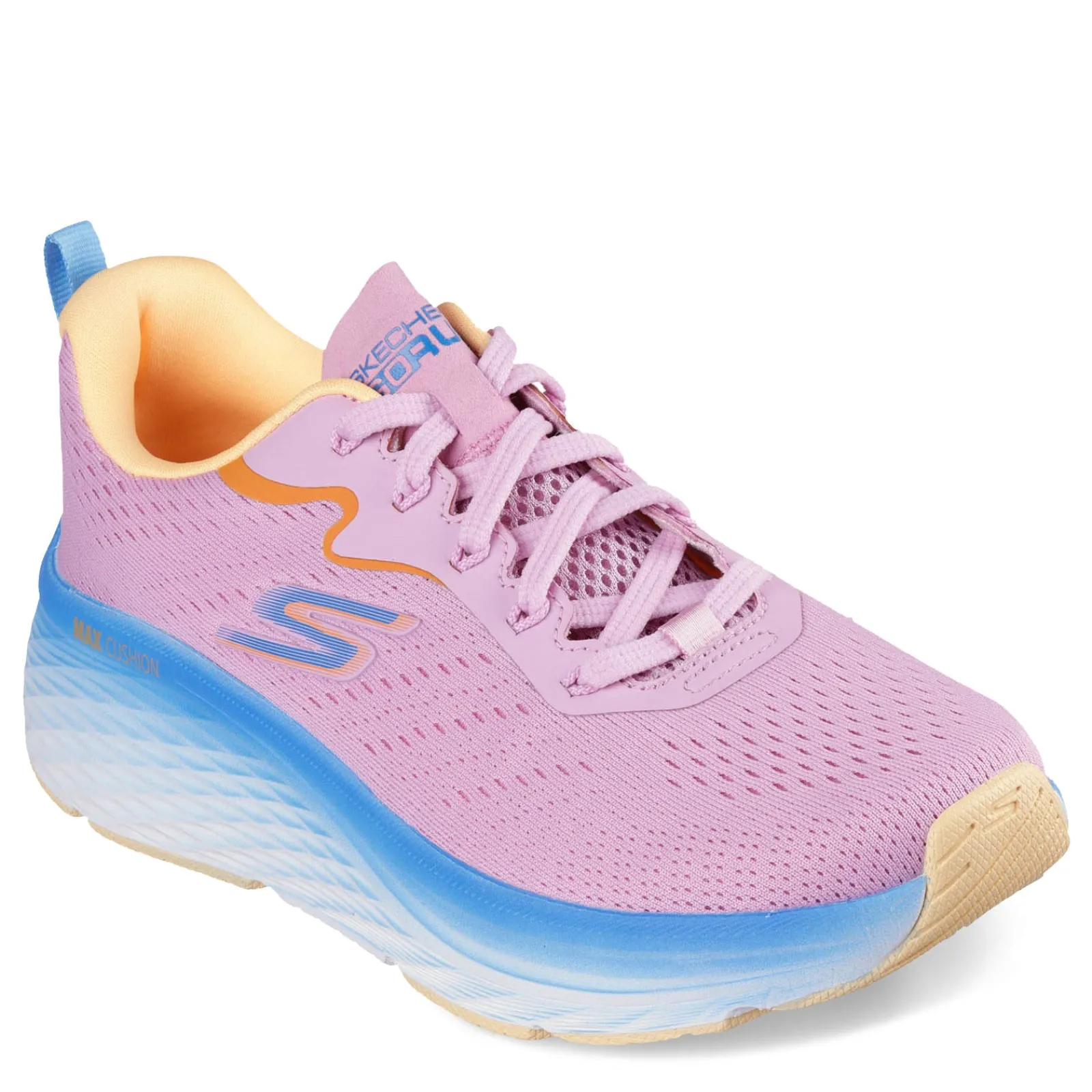Skechers Sneakers & Athletic|Women's , Max Cushioning Elite 2.0 - Unbreakable Sneaker Pink/Blue