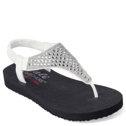 Skechers Sandals|Women's , Meditation - Rockstar Sandal White