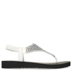 Skechers Sandals|Women's , Meditation - Rockstar Sandal White