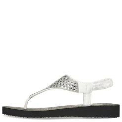 Skechers Sandals|Women's , Meditation - Rockstar Sandal White