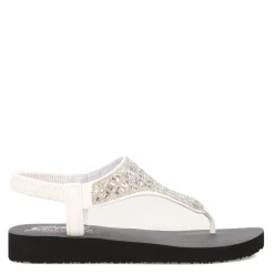 Skechers Sandals|Women's , Meditation - Sweet Rock Sandal White