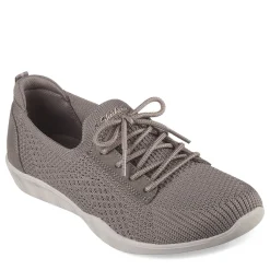 Skechers Sneakers & Athletic|Women's , Newbury St - Casually Sneaker Dark Taupe