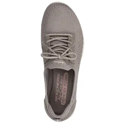 Skechers Sneakers & Athletic|Women's , Newbury St - Casually Sneaker Dark Taupe