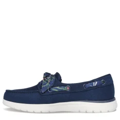 Skechers Boat Shoes|Women's , On-the-GO Flex - Seaside Daisy Slip-On Navy