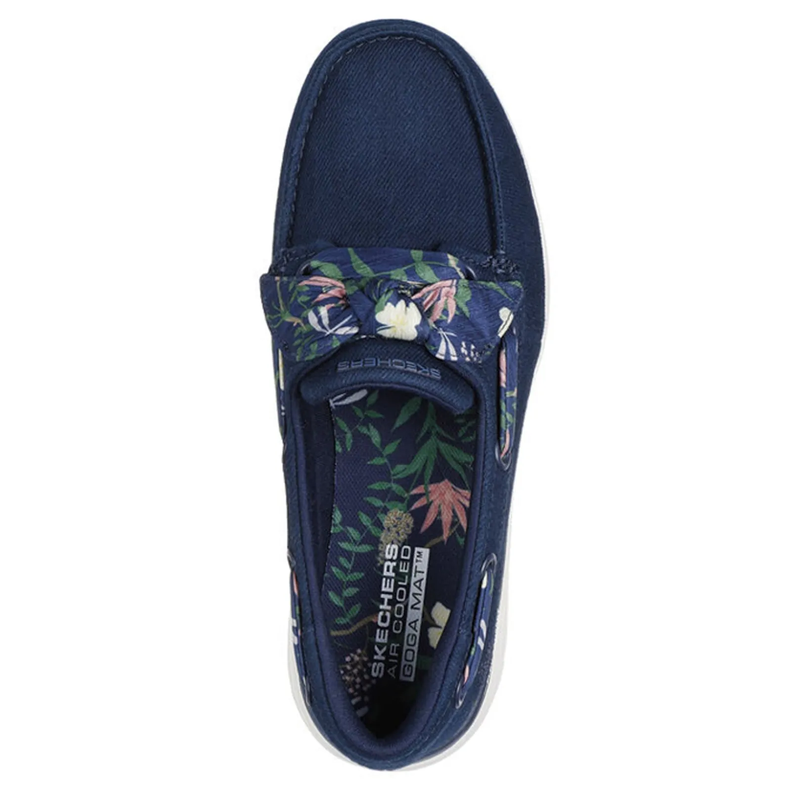 Skechers Boat Shoes|Women's , On-the-GO Flex - Seaside Daisy Slip-On Navy