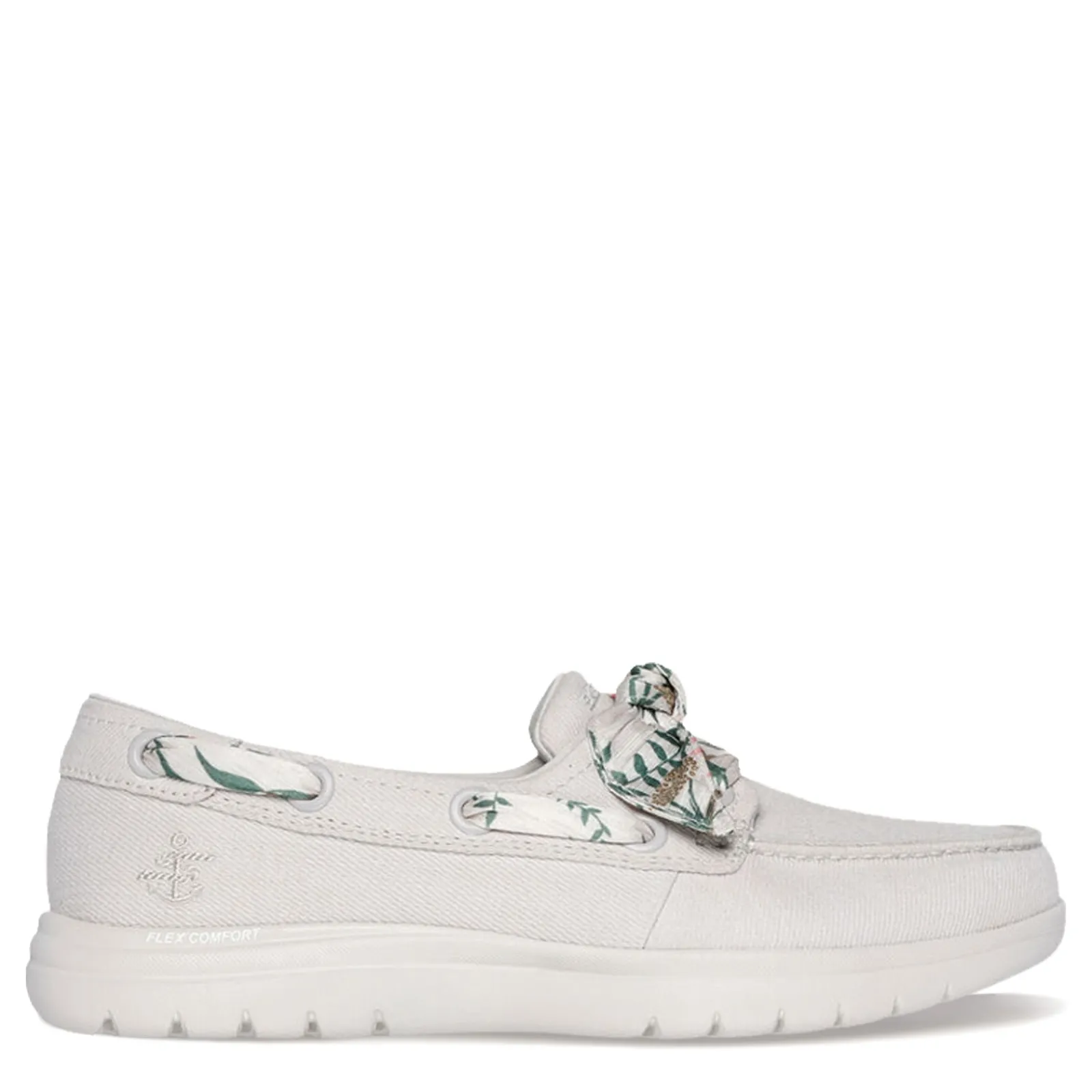 Skechers Boat Shoes|Women's , On-the-GO Flex - Seaside Daisy Slip-On Natural