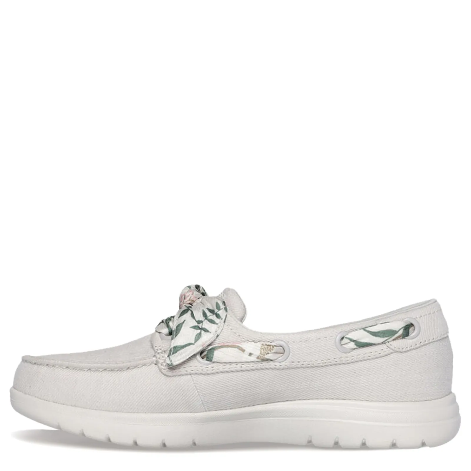 Skechers Boat Shoes|Women's , On-the-GO Flex - Seaside Daisy Slip-On Natural