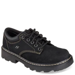 Skechers Oxfords|Women's , Parties Mate Oxford Black