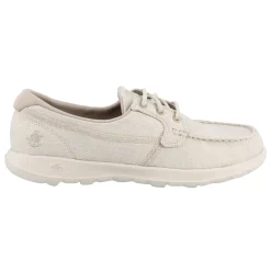 Skechers Sneakers & Athletic|Women's Performance, Go Walk Lite Isla Boat Shoes Taupe Medium
