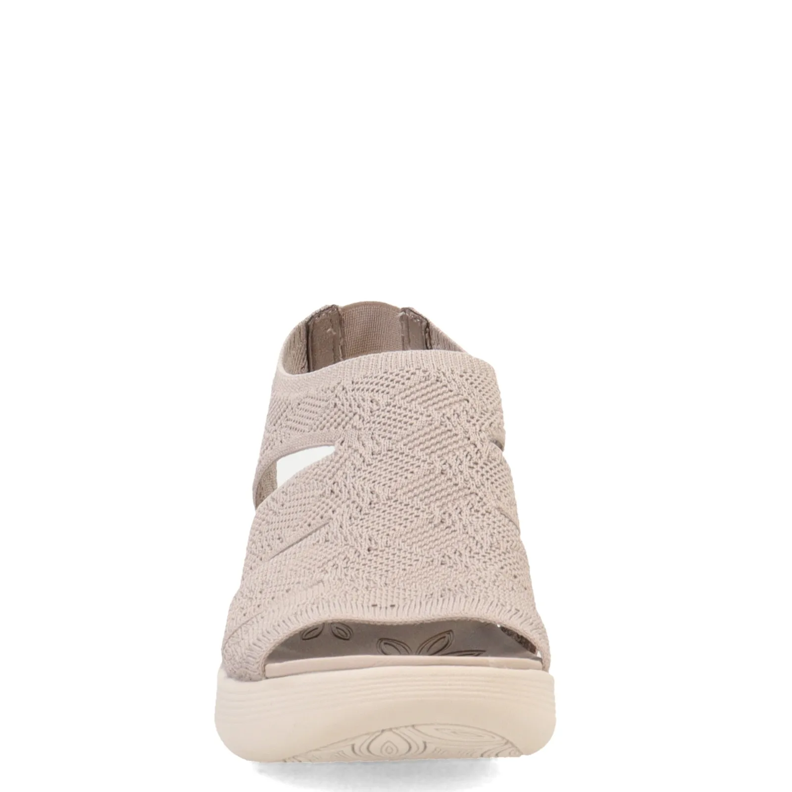 Skechers Wedges|Women's , Pier Lite - Crochet Sandal Taupe
