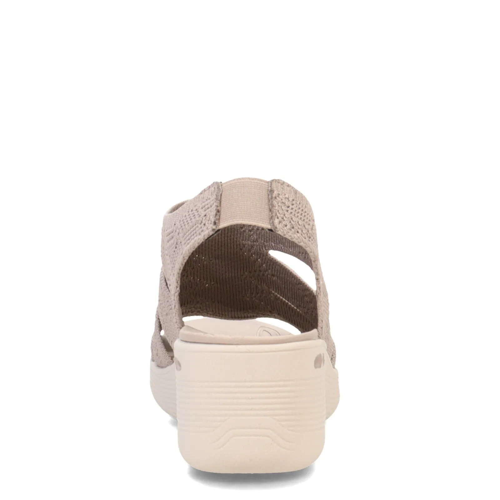 Skechers Wedges|Women's , Pier Lite - Crochet Sandal Taupe