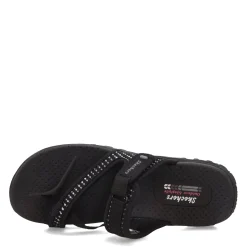 Skechers Sandals|Women's , Reggae - Cool Harbor Sandal Black