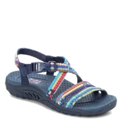 Skechers Sandals|Women's , Reggae - Sew Me Sandal Navy Multi