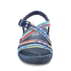 Skechers Sandals|Women's , Reggae - Sew Me Sandal Navy Multi