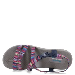 Skechers Sandals|Women's , Reggae - Trail On By Sandal Navy Multi