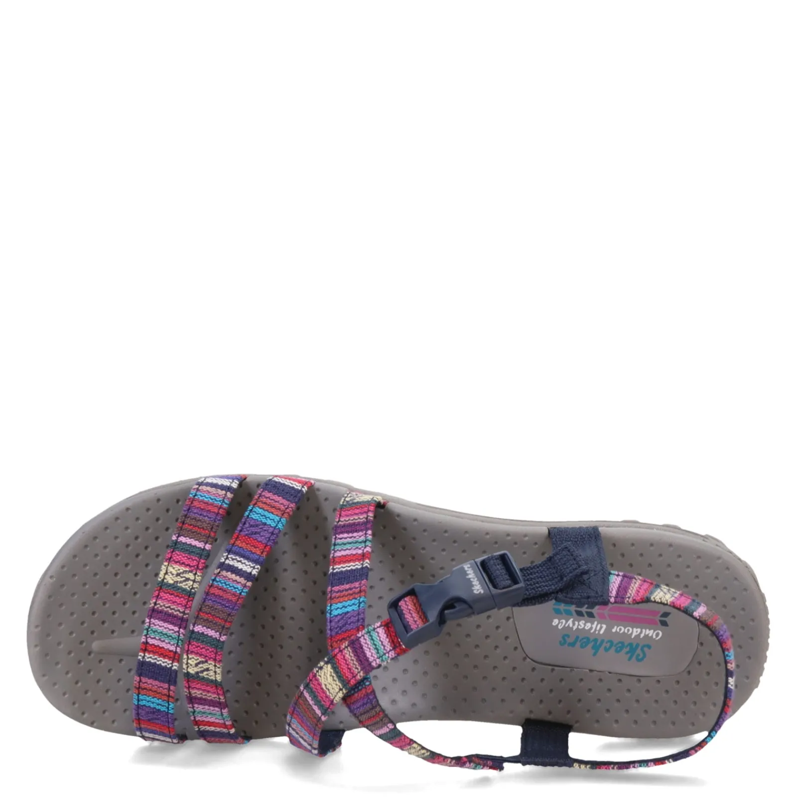 Skechers Sandals|Women's , Reggae - Trail On By Sandal Navy Multi