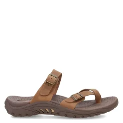 Skechers Sandals|Women's , Reggae Caribbean Slide Sandals Brown