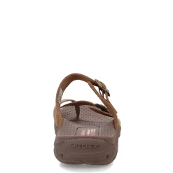 Skechers Sandals|Women's , Reggae Caribbean Slide Sandals Brown