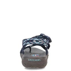 Skechers Sandals|Women's , Reggae Strappy Sling Sandal Navy