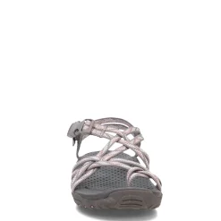Skechers Sandals|Women's , Reggae Strappy Sling Sandal Gray