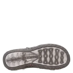 Skechers Sandals|Women's , Reggae Strappy Sling Sandal Gray