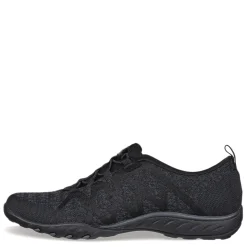Skechers Sneakers & Athletic|Women's , Relaxed Fit: Breathe-Easy - Infi-Knity Sneaker - Wide Width Black