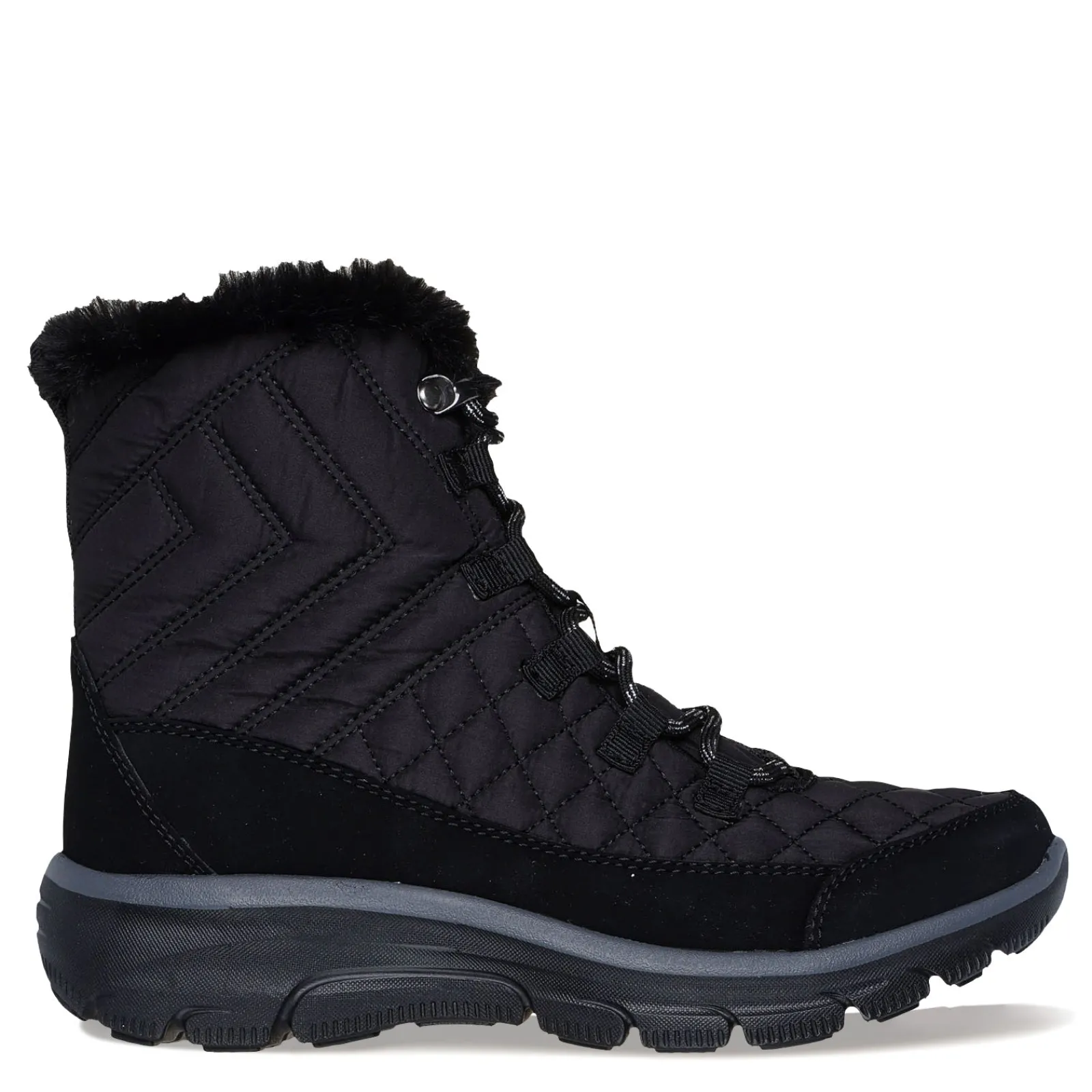 Skechers Boots|Women's , Relaxed Fit: Easy Going - Game Hour Boot Black/Black