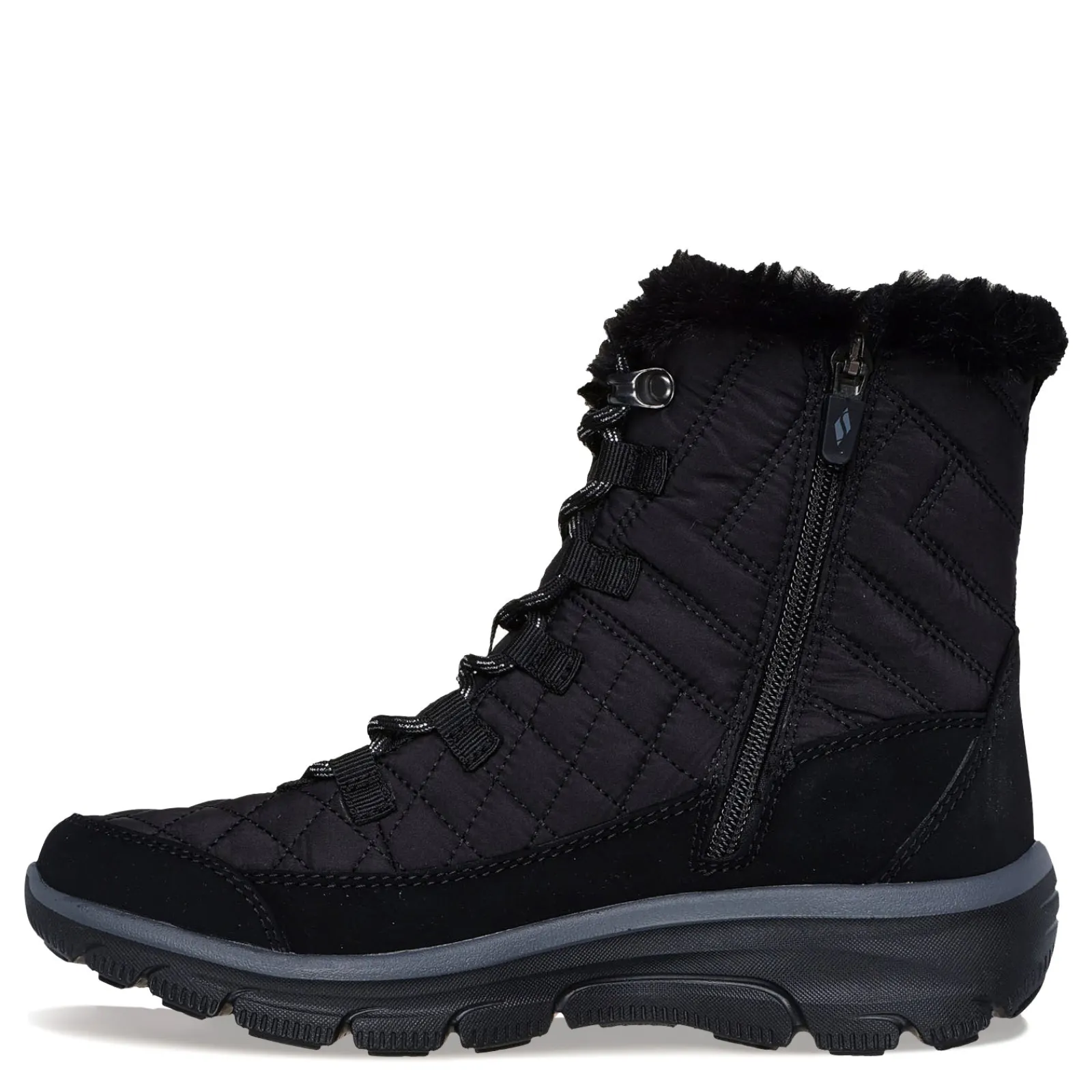 Skechers Boots|Women's , Relaxed Fit: Easy Going - Game Hour Boot Black/Black