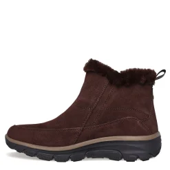 Skechers Boots|Women's , Relaxed Fit: Easy Going - Cool Zip Boot Chocolate