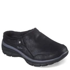 Skechers Slip-On Shoes|Women's , Relaxed Fit: Easy Going - Latte 2 Clog - Wide Width Black
