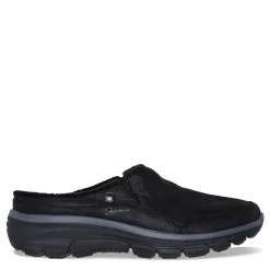Skechers Slip-On Shoes|Women's , Relaxed Fit: Easy Going - Latte 2 Clog - Wide Width Black