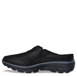 Skechers Slip-On Shoes|Women's , Relaxed Fit: Easy Going - Latte 2 Clog - Wide Width Black