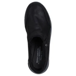 Skechers Slip-On Shoes|Women's , Relaxed Fit: Easy Going - Latte 2 Clog - Wide Width Black