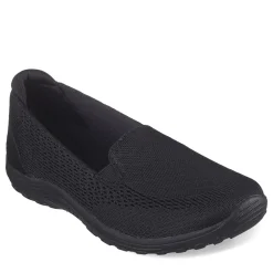 Skechers Slip-On Shoes|Women's , Relaxed Fit: Reggae Fest - Willows Vibe Slip-On Black/Black