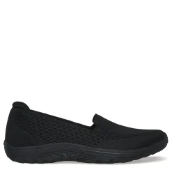 Skechers Slip-On Shoes|Women's , Relaxed Fit: Reggae Fest - Willows Vibe Slip-On Black/Black