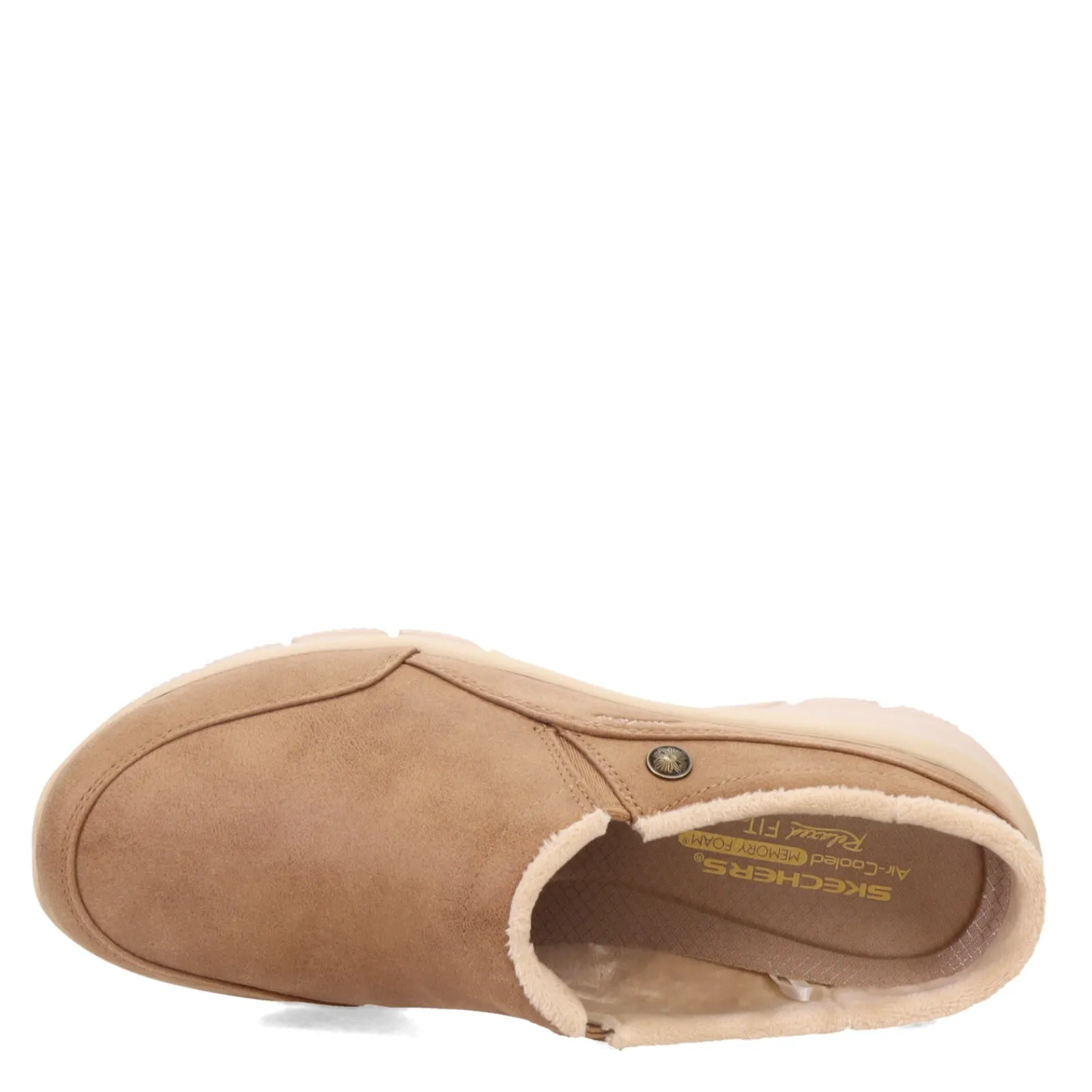 Skechers Slip-On Shoes|Women's , Relaxed Fit: Easy Going - Latte 2 Clog Tan