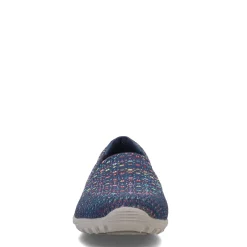 Skechers Slip-On Shoes|Women's , Relaxed Fit: Reggae Fest - Wicker Slip-On - Wide Width Navy