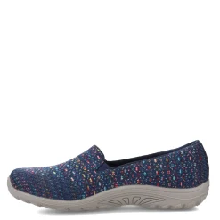 Skechers Slip-On Shoes|Women's , Relaxed Fit: Reggae Fest - Wicker Slip-On - Wide Width Navy