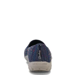 Skechers Slip-On Shoes|Women's , Relaxed Fit: Reggae Fest - Wicker Slip-On - Wide Width Navy
