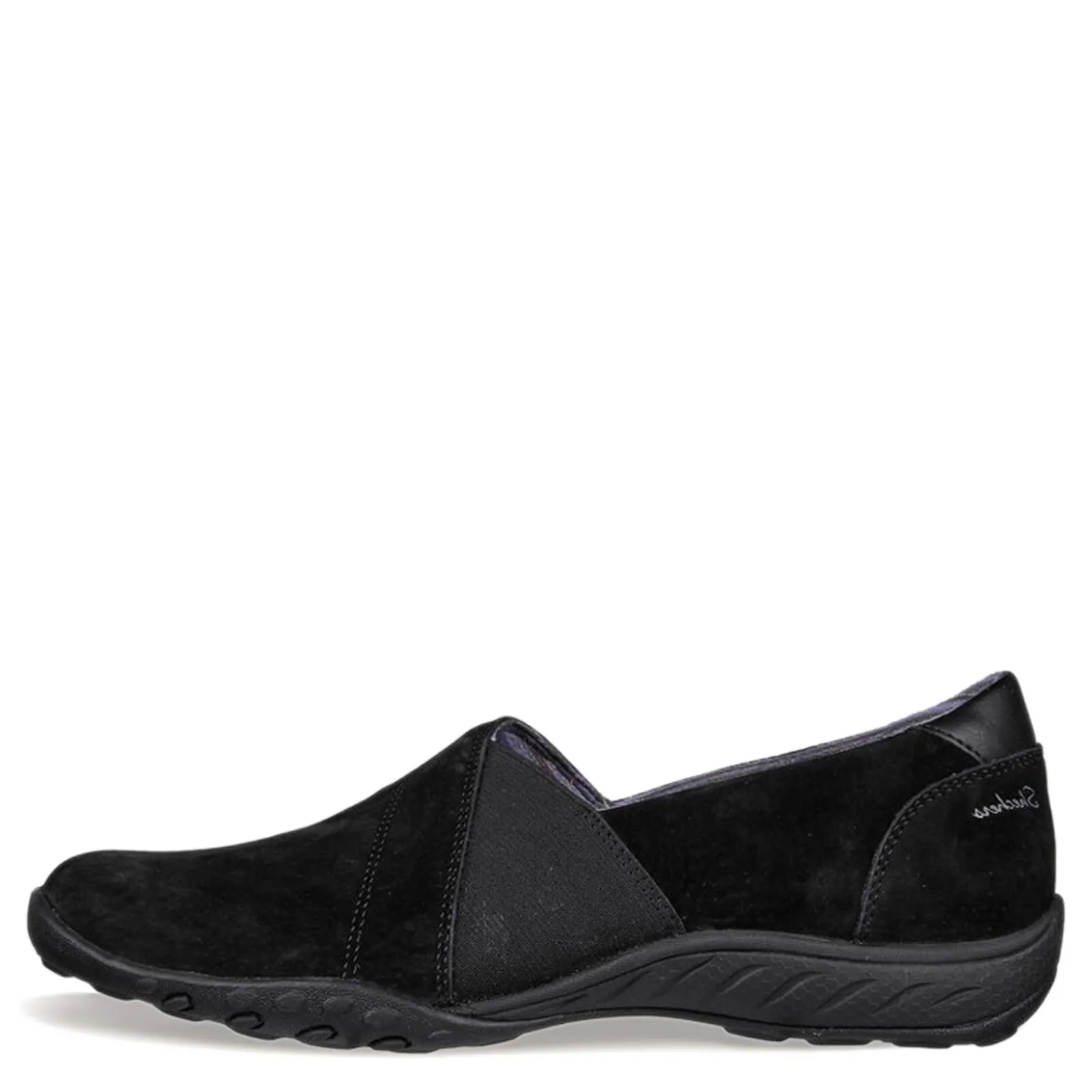 Skechers Loafers|Women's , Relaxed Fit: Breathe-Easy - Kindred Slip-On Black/Black
