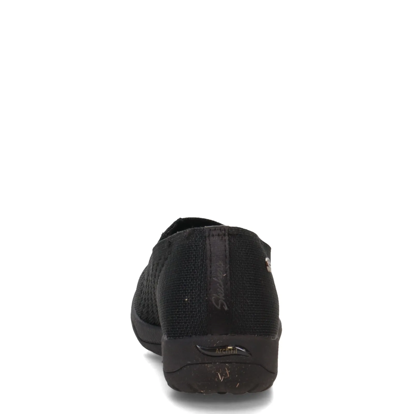 Skechers Loafers|Women's , Relaxed Fit: Arch Fit Reggae Cup - For Fun Slip-On Solid Black