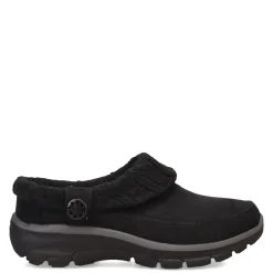 Skechers Clogs & Mules|Women's , Relaxed Fit: Easy Going - Warm Duet Clog Black