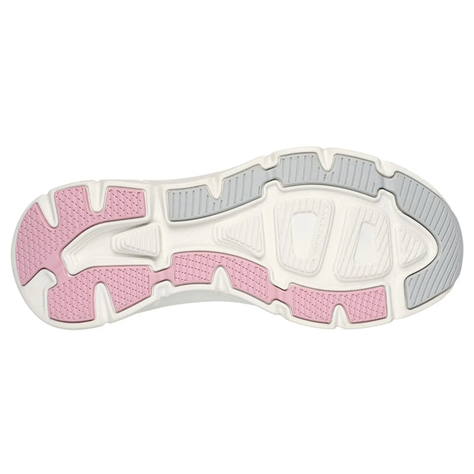 Skechers Sneakers & Athletic|Women's , Relaxed Fit: D'Lux Walker 2.0 - Bold State Sneaker Grey Pink