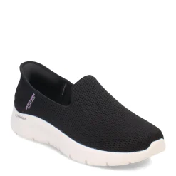 Skechers Sneakers & Athletic|Women's , Slip-ins: GO WALK FLEX - Relish Sneaker - Wide Width Black White