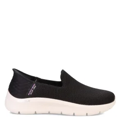 Skechers Sneakers & Athletic|Women's , Slip-ins: GO WALK FLEX - Relish Sneaker - Wide Width Black White