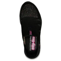 Skechers Sneakers & Athletic|Women's , Slip-ins: GO WALK 6 - Valentina Sneaker Black