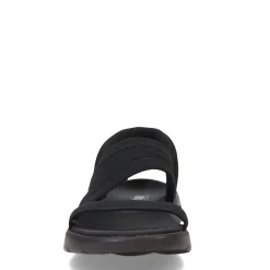 Skechers Sandals|Women's , Slip-ins: GO WALK Flex Sandal - Enticing Sandal Black/Black